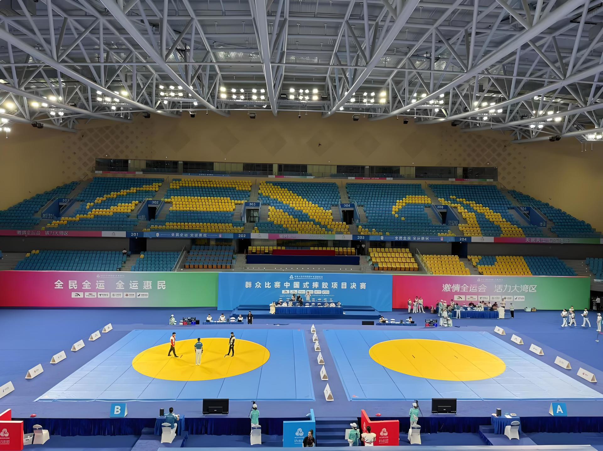 燃动十五运 | 泰山体育携手中国式摔跤唤醒热血武魂